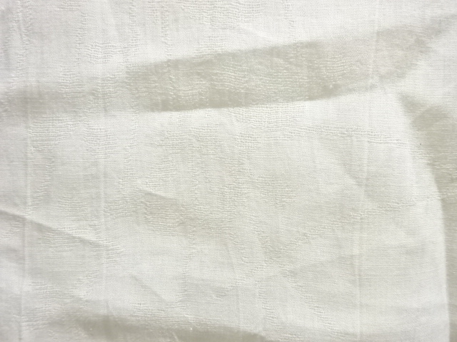  アンティーク　本麻　透かし織　萩模様長襦袢